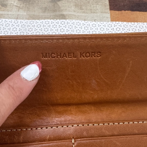 Michael Kors Tan Leather Men's Wallet - Picture 2 of 12